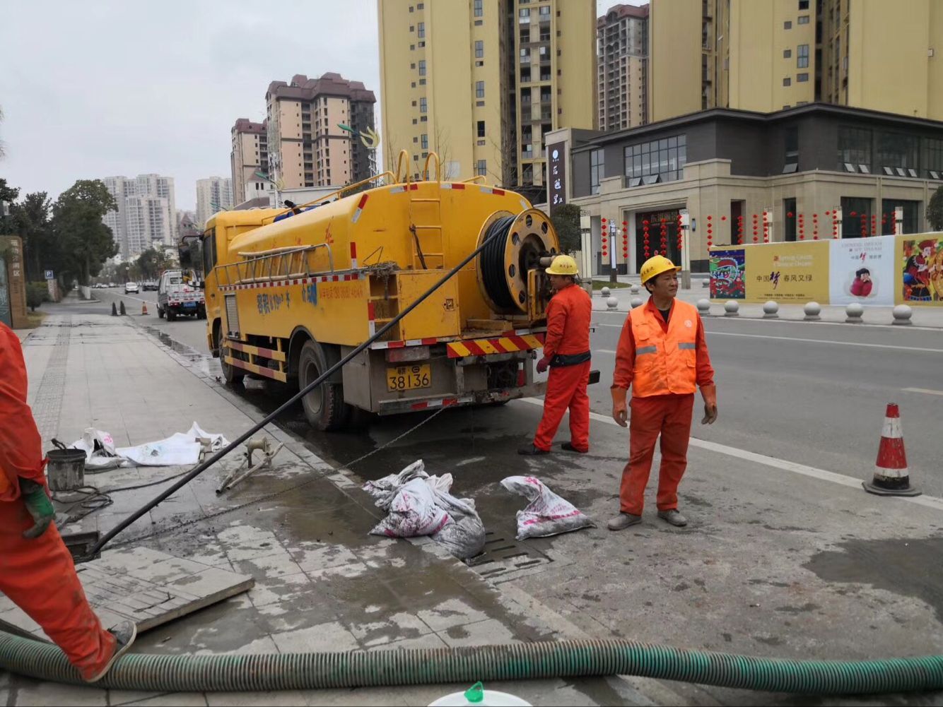 宁国排污管道清淤-管道清洗